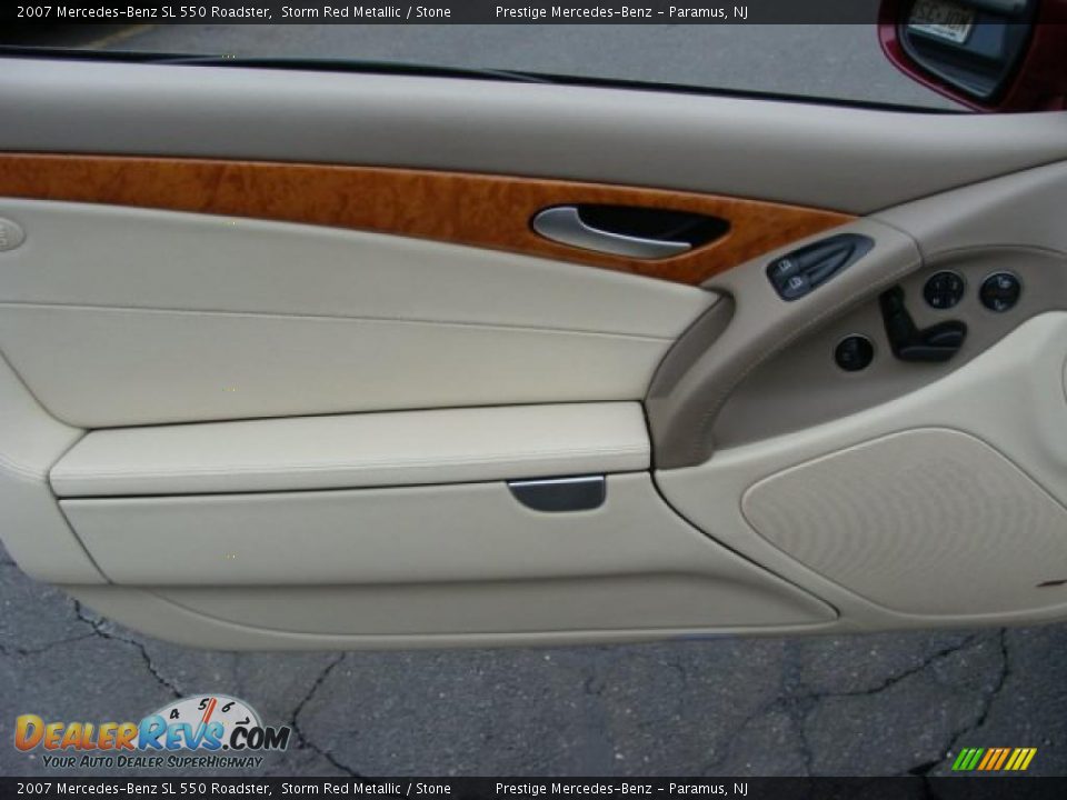 2007 Mercedes-Benz SL 550 Roadster Storm Red Metallic / Stone Photo #8
