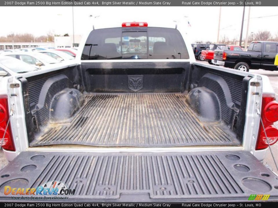 2007 Dodge Ram 2500 Big Horn Edition Quad Cab 4x4 Bright Silver Metallic / Medium Slate Gray Photo #5