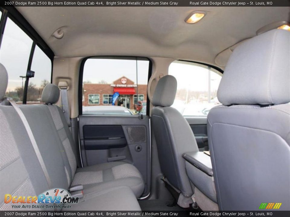 2007 Dodge Ram 2500 Big Horn Edition Quad Cab 4x4 Bright Silver Metallic / Medium Slate Gray Photo #9