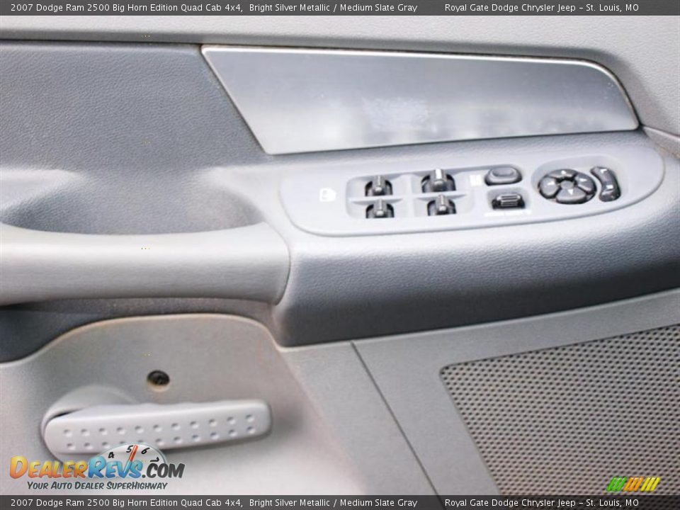 2007 Dodge Ram 2500 Big Horn Edition Quad Cab 4x4 Bright Silver Metallic / Medium Slate Gray Photo #15
