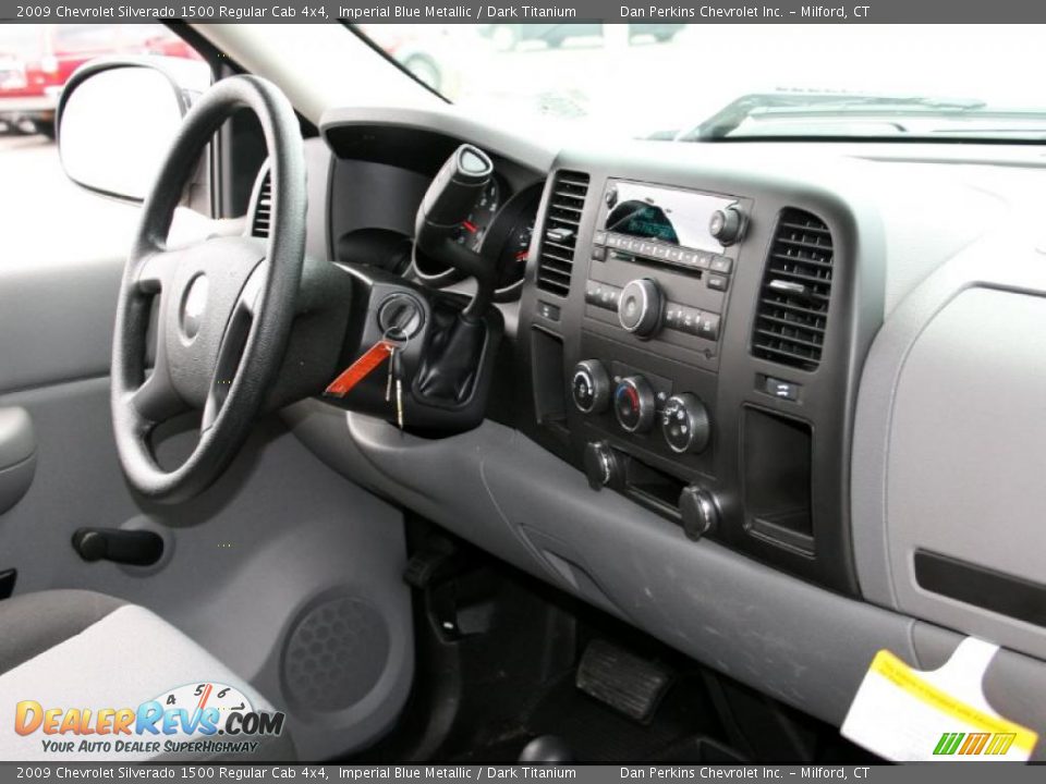 2009 Chevrolet Silverado 1500 Regular Cab 4x4 Imperial Blue Metallic / Dark Titanium Photo #10