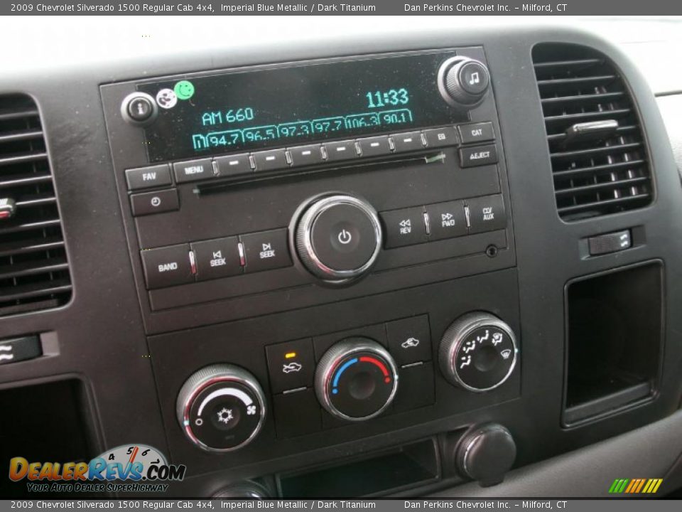 2009 Chevrolet Silverado 1500 Regular Cab 4x4 Imperial Blue Metallic / Dark Titanium Photo #11