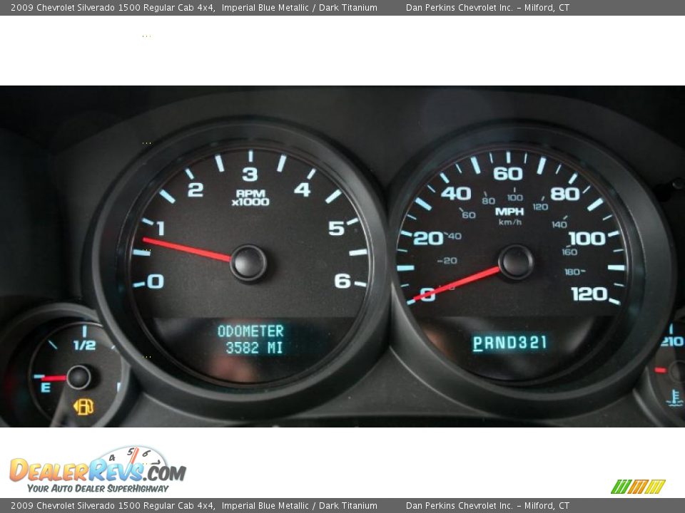 2009 Chevrolet Silverado 1500 Regular Cab 4x4 Imperial Blue Metallic / Dark Titanium Photo #12