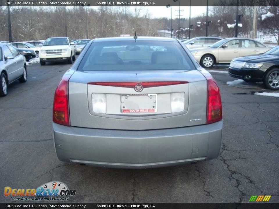 2005 Cadillac CTS Sedan Silver Smoke / Ebony Photo #3