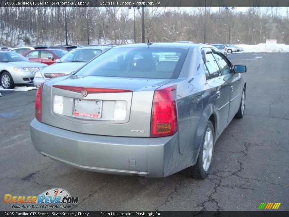 2005 Cadillac CTS Sedan Silver Smoke / Ebony Photo #4