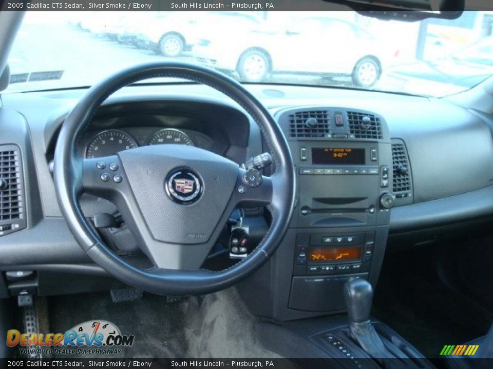 2005 Cadillac CTS Sedan Silver Smoke / Ebony Photo #10