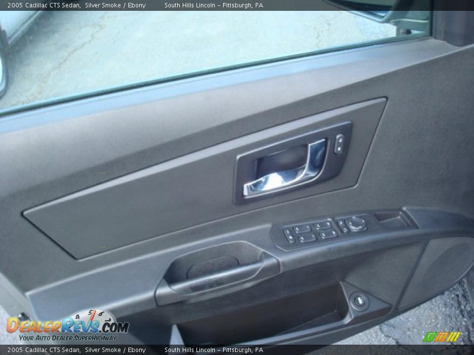 2005 Cadillac CTS Sedan Silver Smoke / Ebony Photo #11