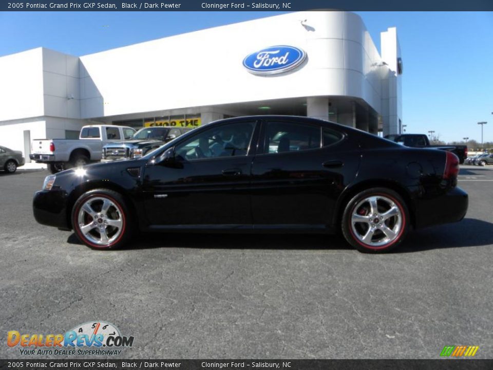 2005 Pontiac Grand Prix GXP Sedan Black / Dark Pewter Photo #5