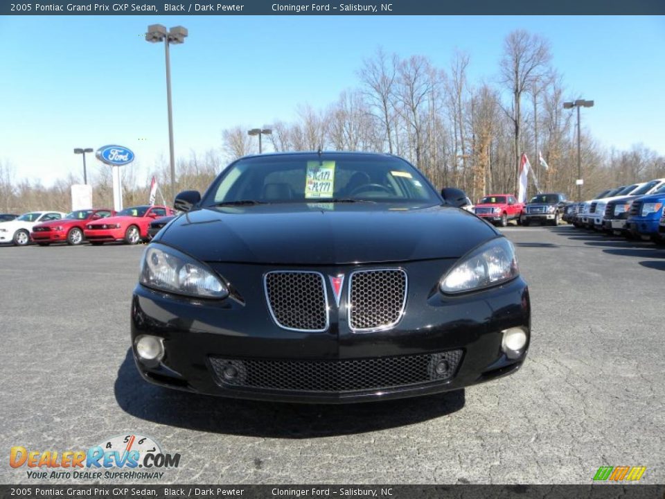 2005 Pontiac Grand Prix GXP Sedan Black / Dark Pewter Photo #7