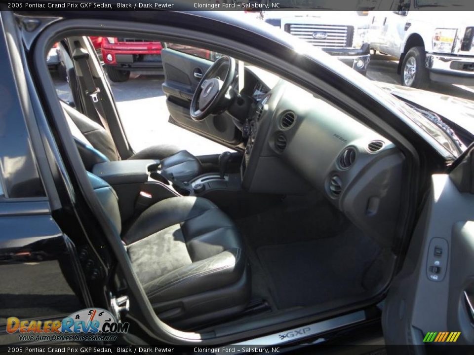 2005 Pontiac Grand Prix GXP Sedan Black / Dark Pewter Photo #11