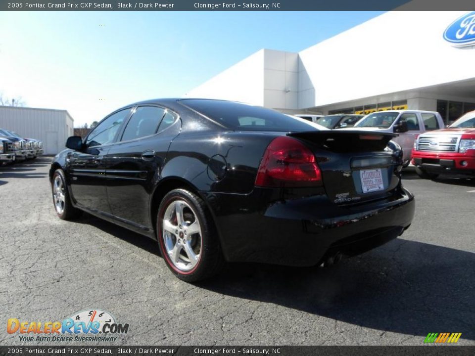 2005 Pontiac Grand Prix GXP Sedan Black / Dark Pewter Photo #26