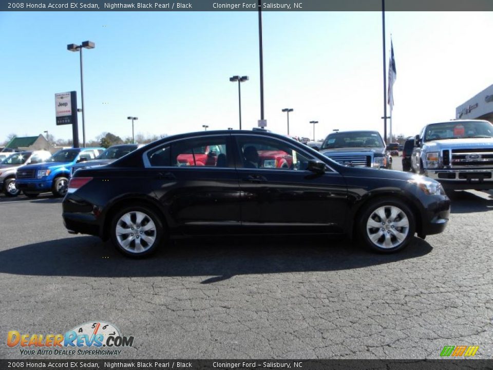 2008 Honda Accord EX Sedan Nighthawk Black Pearl / Black Photo #2