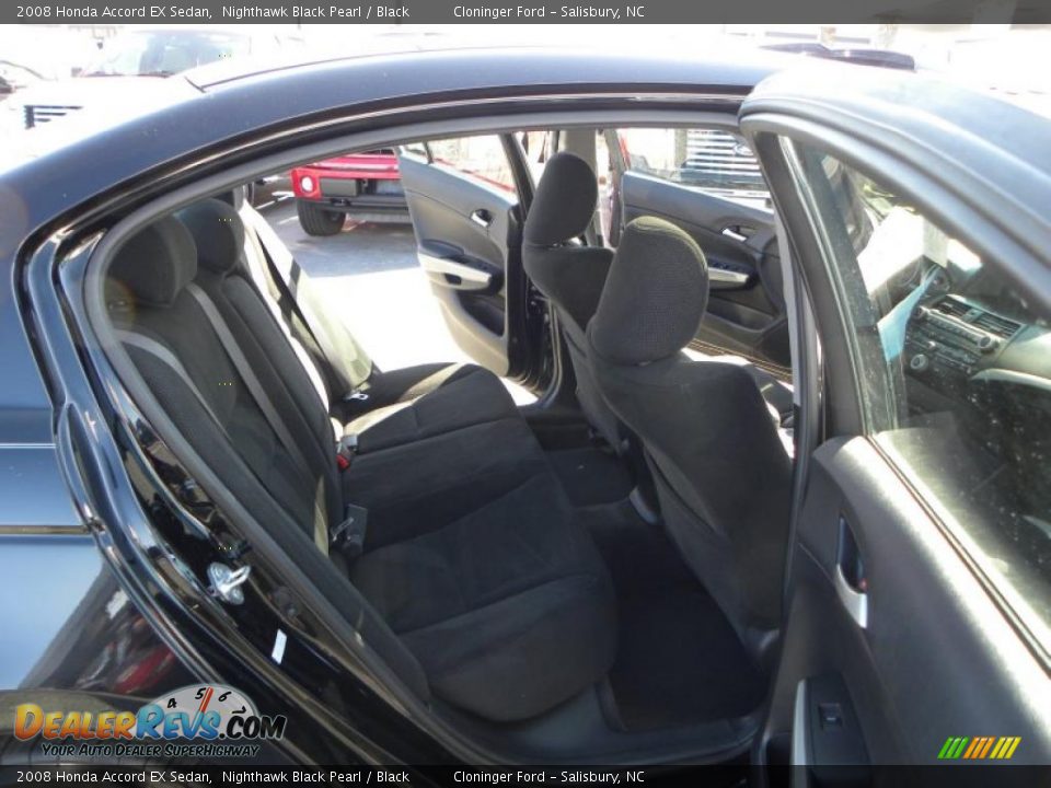 2008 Honda Accord EX Sedan Nighthawk Black Pearl / Black Photo #10
