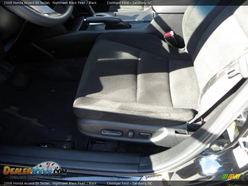 2008 Honda Accord EX Sedan Nighthawk Black Pearl / Black Photo #15