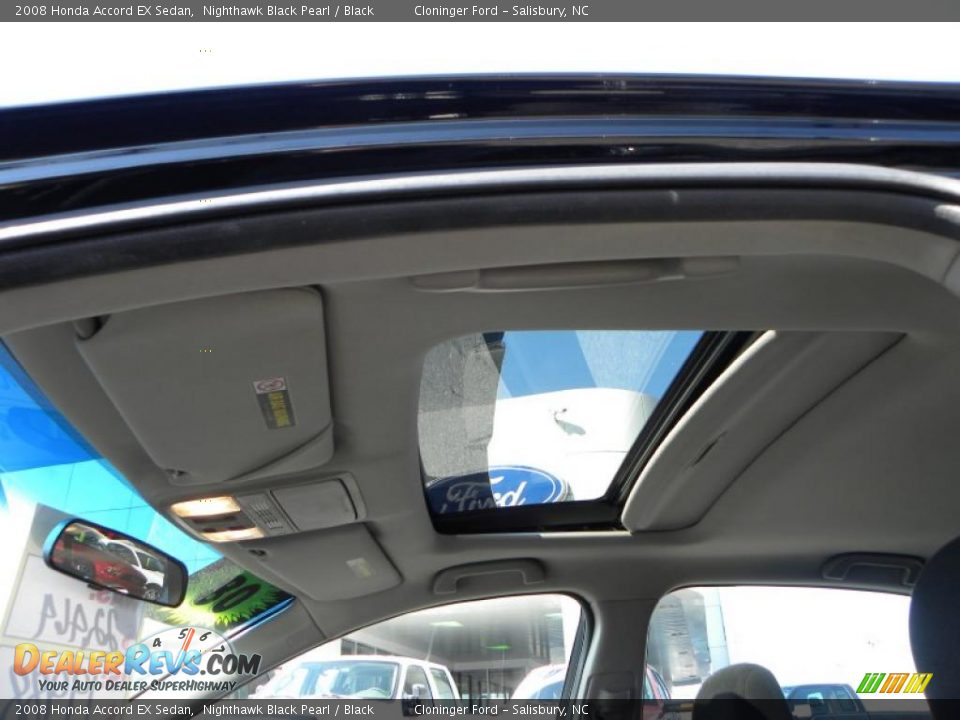 2008 Honda Accord EX Sedan Nighthawk Black Pearl / Black Photo #16