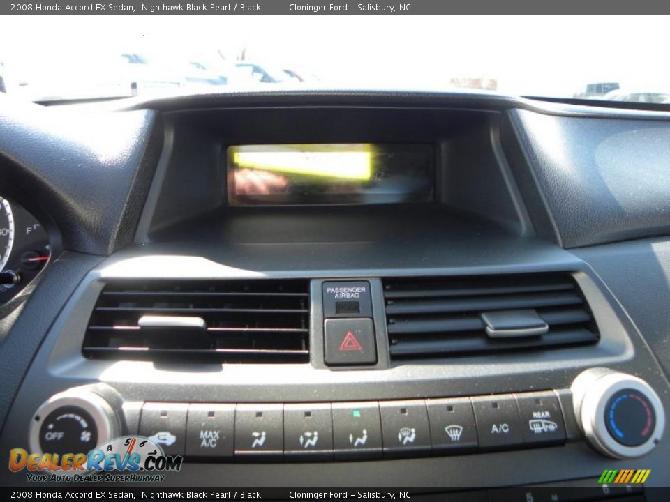 2008 Honda Accord EX Sedan Nighthawk Black Pearl / Black Photo #19