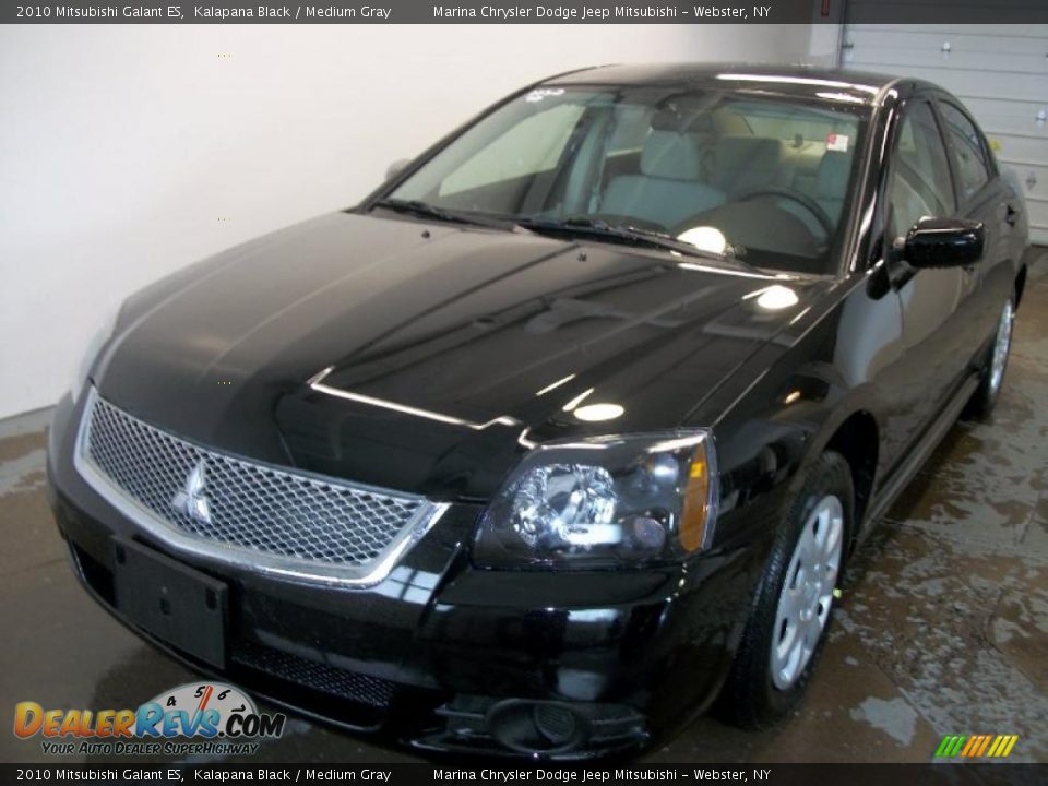 2010 Mitsubishi Galant ES Kalapana Black / Medium Gray Photo #1