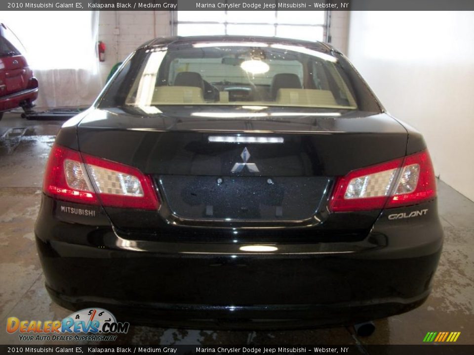 2010 Mitsubishi Galant ES Kalapana Black / Medium Gray Photo #4