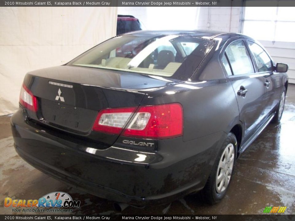 2010 Mitsubishi Galant ES Kalapana Black / Medium Gray Photo #5