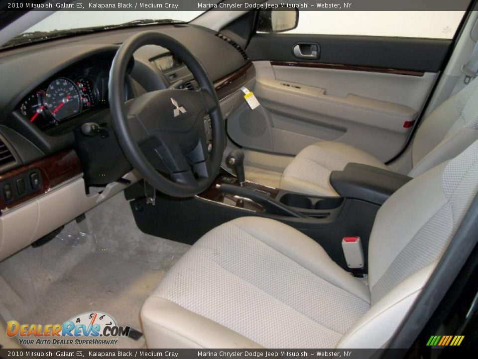 2010 Mitsubishi Galant ES Kalapana Black / Medium Gray Photo #9