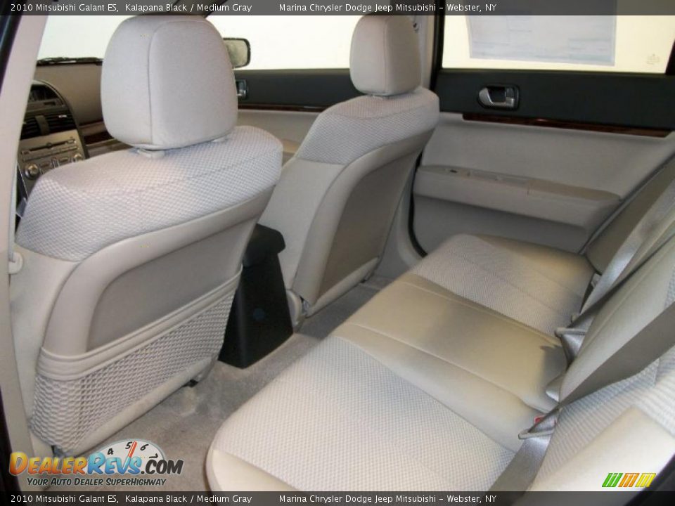2010 Mitsubishi Galant ES Kalapana Black / Medium Gray Photo #11