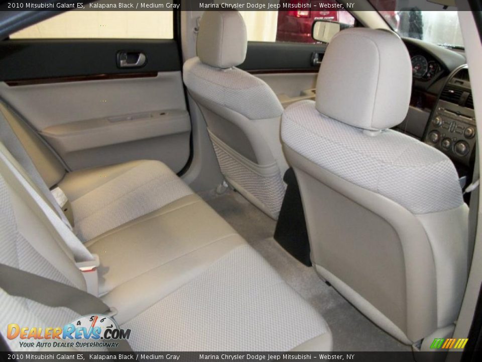 2010 Mitsubishi Galant ES Kalapana Black / Medium Gray Photo #15