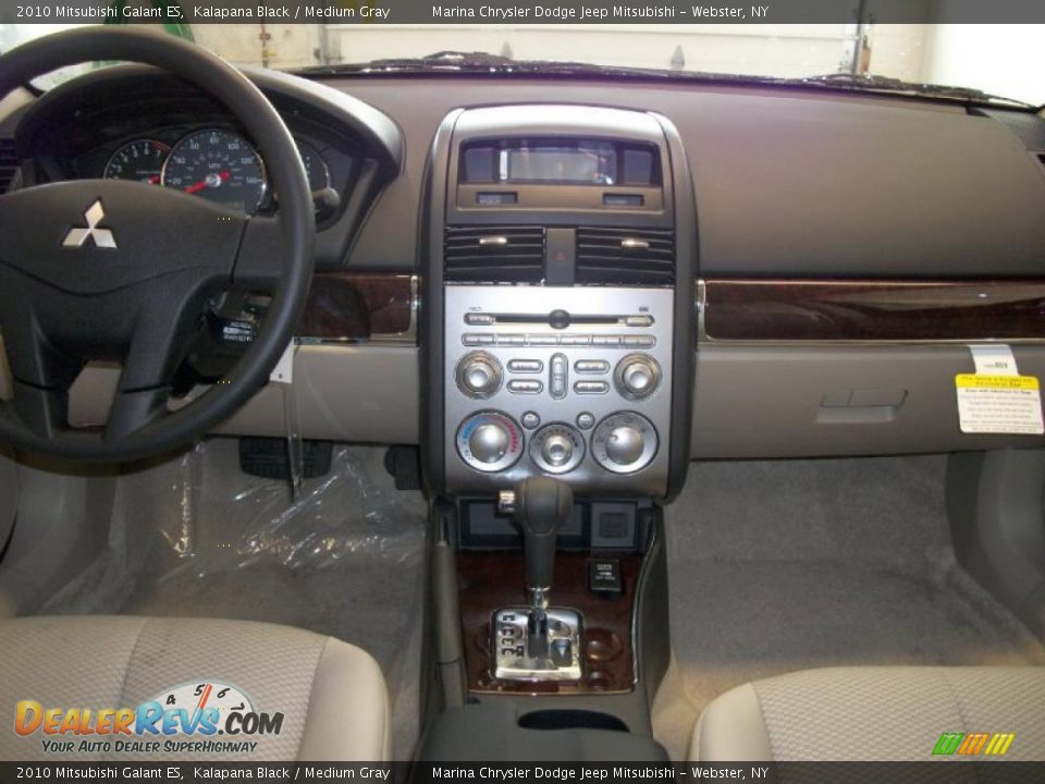 2010 Mitsubishi Galant ES Kalapana Black / Medium Gray Photo #16