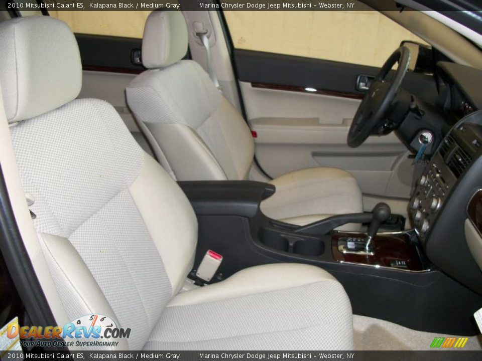 2010 Mitsubishi Galant ES Kalapana Black / Medium Gray Photo #18