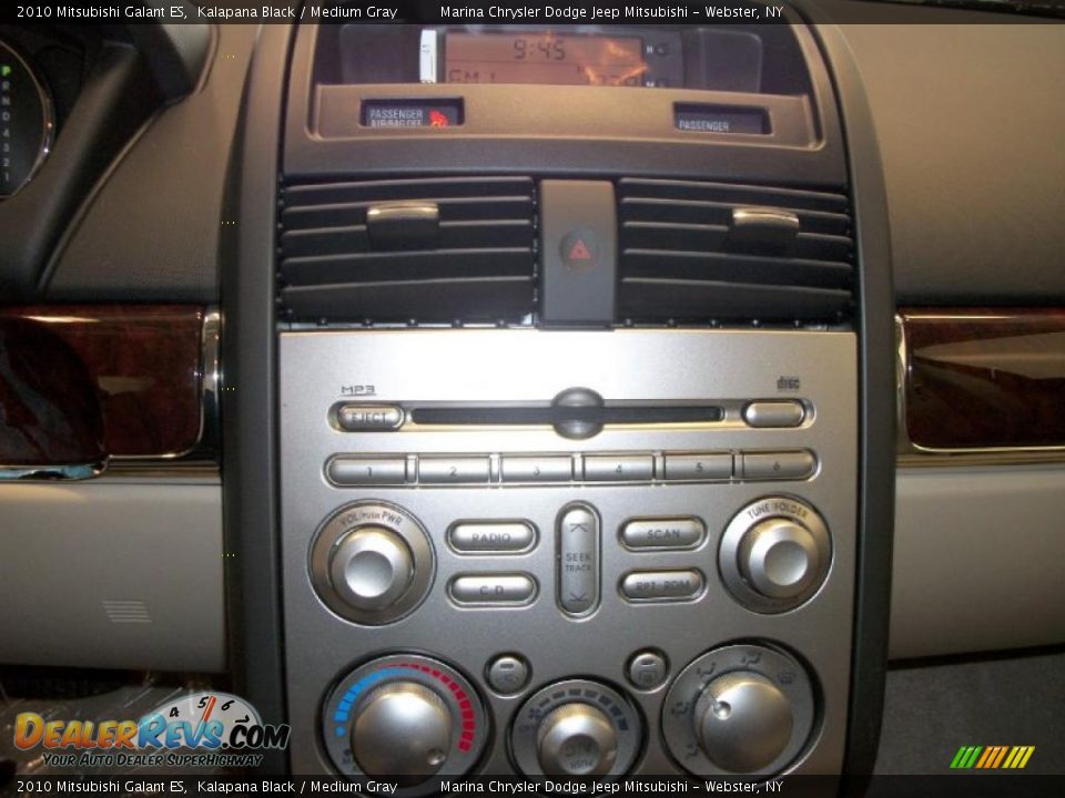 2010 Mitsubishi Galant ES Kalapana Black / Medium Gray Photo #25
