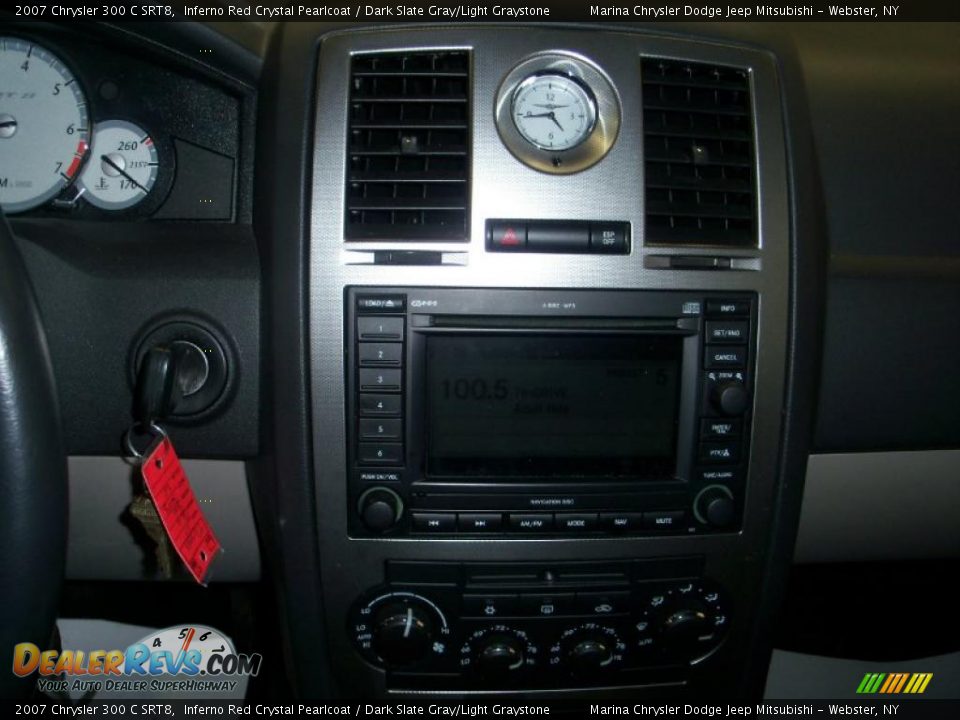 2007 Chrysler 300 C SRT8 Inferno Red Crystal Pearlcoat / Dark Slate Gray/Light Graystone Photo #4