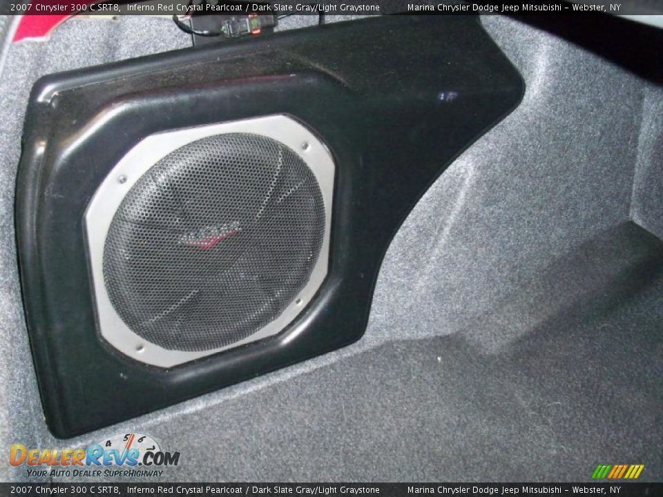 2007 Chrysler 300 C SRT8 Inferno Red Crystal Pearlcoat / Dark Slate Gray/Light Graystone Photo #6