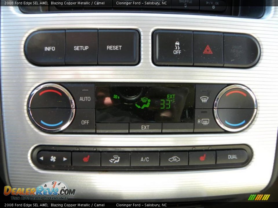 2008 Ford Edge SEL AWD Blazing Copper Metallic / Camel Photo #21