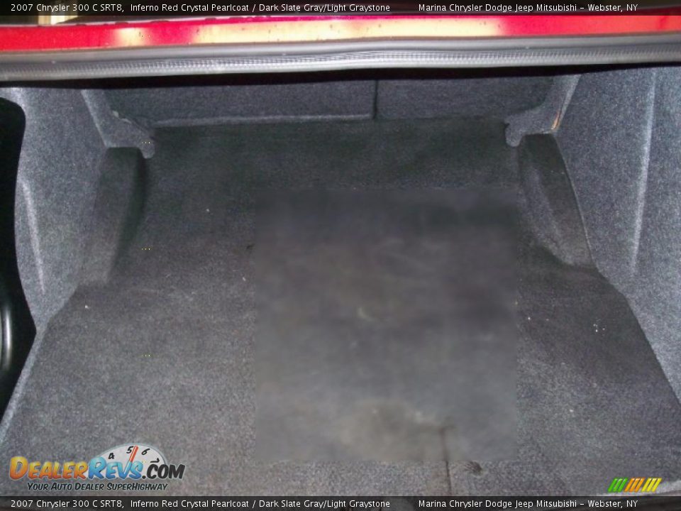 2007 Chrysler 300 C SRT8 Inferno Red Crystal Pearlcoat / Dark Slate Gray/Light Graystone Photo #22