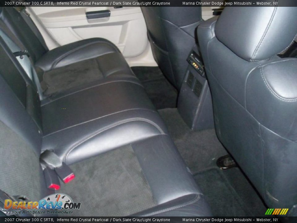2007 Chrysler 300 C SRT8 Inferno Red Crystal Pearlcoat / Dark Slate Gray/Light Graystone Photo #24