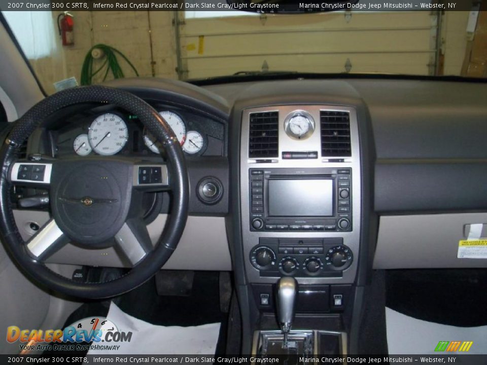 2007 Chrysler 300 C SRT8 Inferno Red Crystal Pearlcoat / Dark Slate Gray/Light Graystone Photo #29