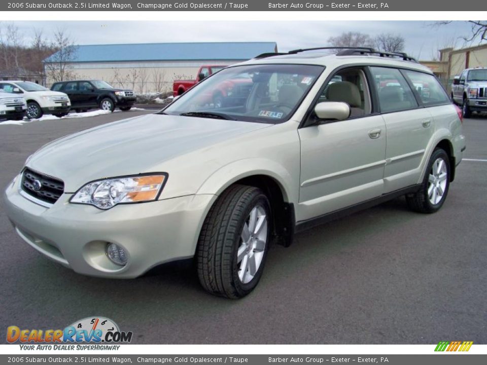 2006 Subaru Outback 2.5i Limited Wagon Champagne Gold Opalescent / Taupe Photo #1