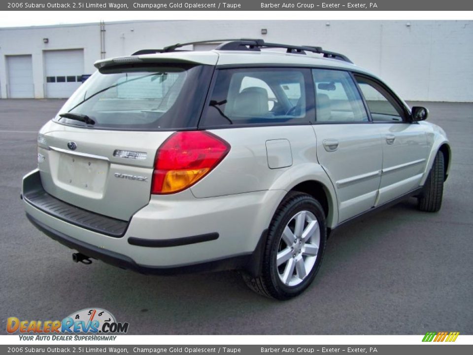 2006 Subaru Outback 2.5i Limited Wagon Champagne Gold Opalescent / Taupe Photo #5