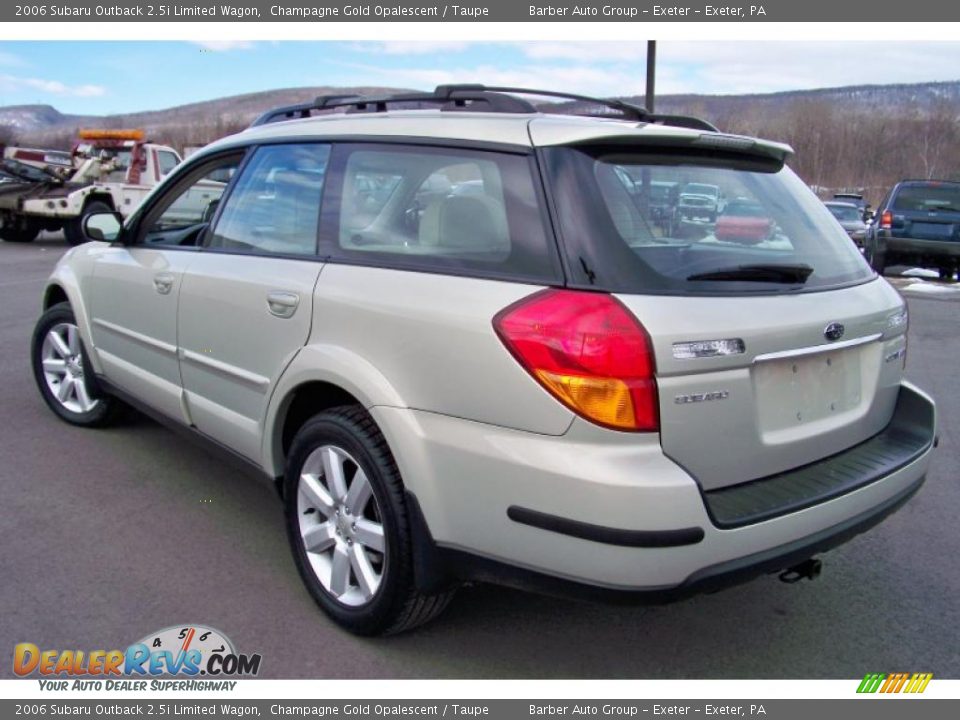 2006 Subaru Outback 2.5i Limited Wagon Champagne Gold Opalescent / Taupe Photo #7