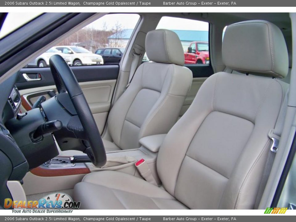 2006 Subaru Outback 2.5i Limited Wagon Champagne Gold Opalescent / Taupe Photo #12