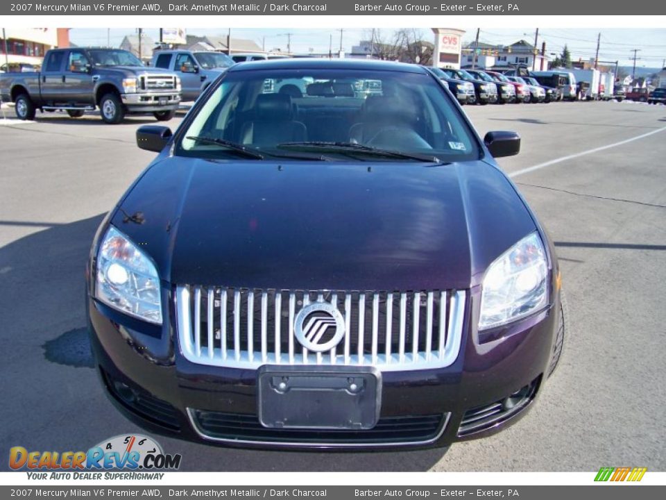 2007 Mercury Milan V6 Premier AWD Dark Amethyst Metallic / Dark Charcoal Photo #2