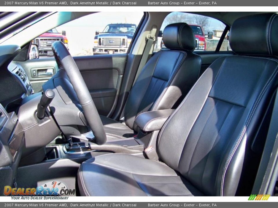 2007 Mercury Milan V6 Premier AWD Dark Amethyst Metallic / Dark Charcoal Photo #12