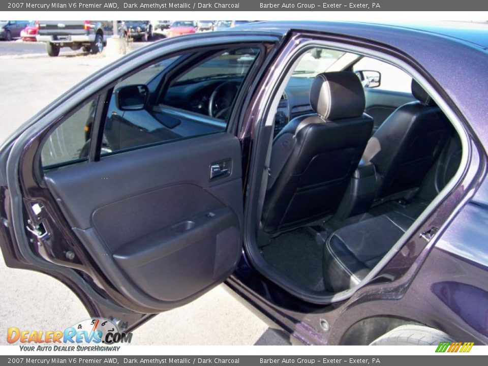 2007 Mercury Milan V6 Premier AWD Dark Amethyst Metallic / Dark Charcoal Photo #15