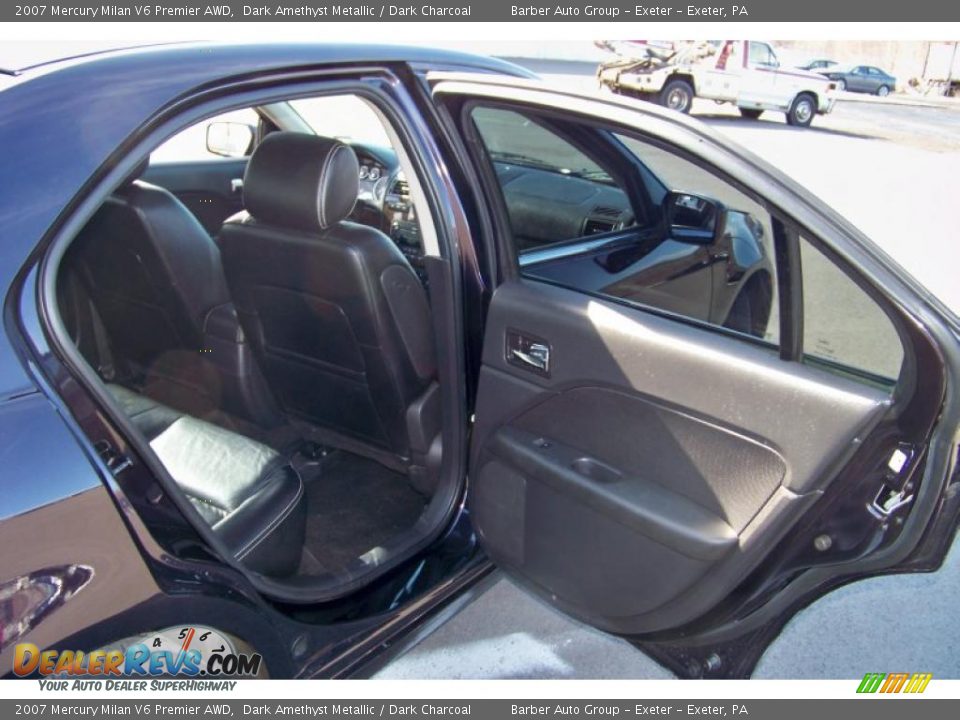 2007 Mercury Milan V6 Premier AWD Dark Amethyst Metallic / Dark Charcoal Photo #17