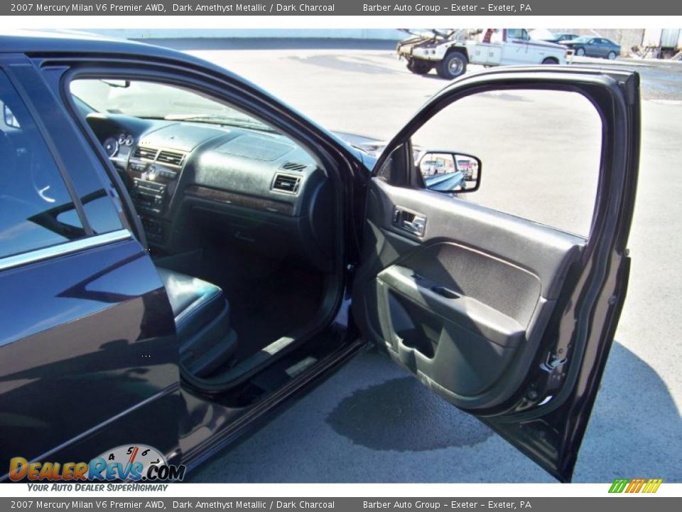 2007 Mercury Milan V6 Premier AWD Dark Amethyst Metallic / Dark Charcoal Photo #19