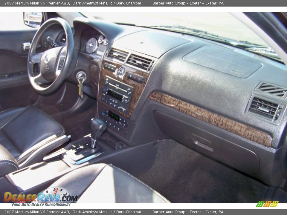 2007 Mercury Milan V6 Premier AWD Dark Amethyst Metallic / Dark Charcoal Photo #21