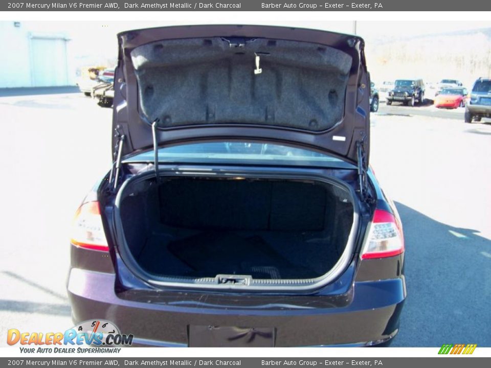 2007 Mercury Milan V6 Premier AWD Dark Amethyst Metallic / Dark Charcoal Photo #22