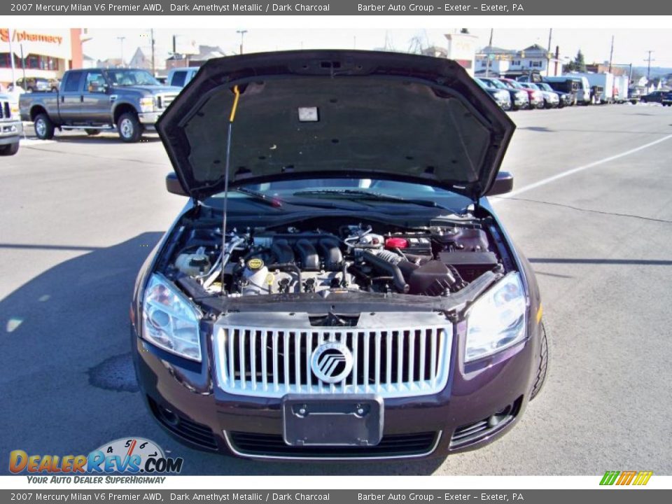 2007 Mercury Milan V6 Premier AWD Dark Amethyst Metallic / Dark Charcoal Photo #24