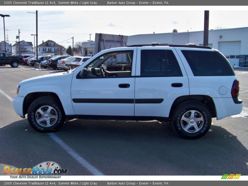 2005 Chevrolet TrailBlazer LS 4x4 Summit White / Light Gray Photo #8