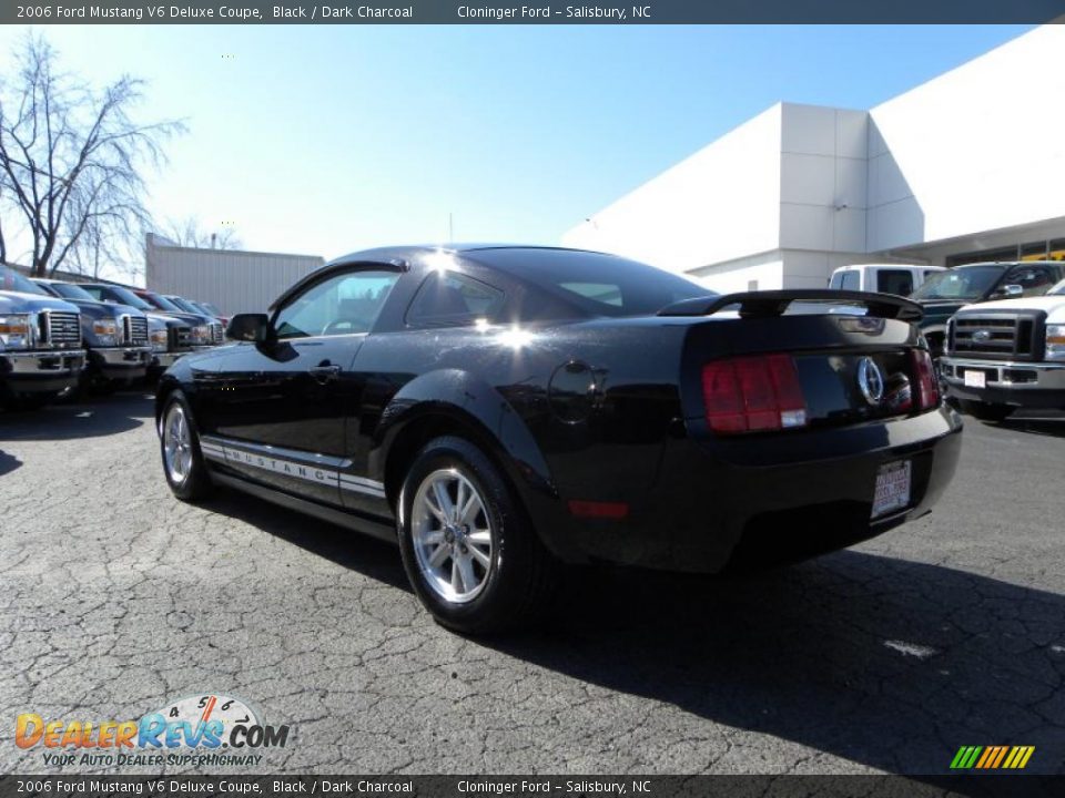 2006 Ford Mustang V6 Deluxe Coupe Black / Dark Charcoal Photo #20