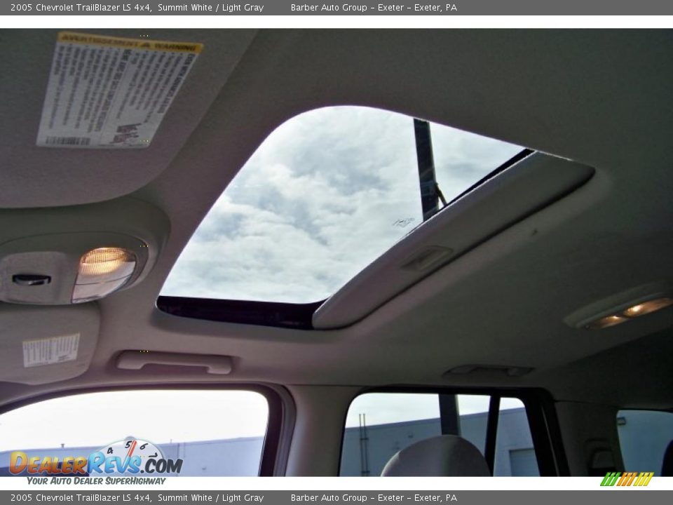 2005 Chevrolet TrailBlazer LS 4x4 Summit White / Light Gray Photo #14